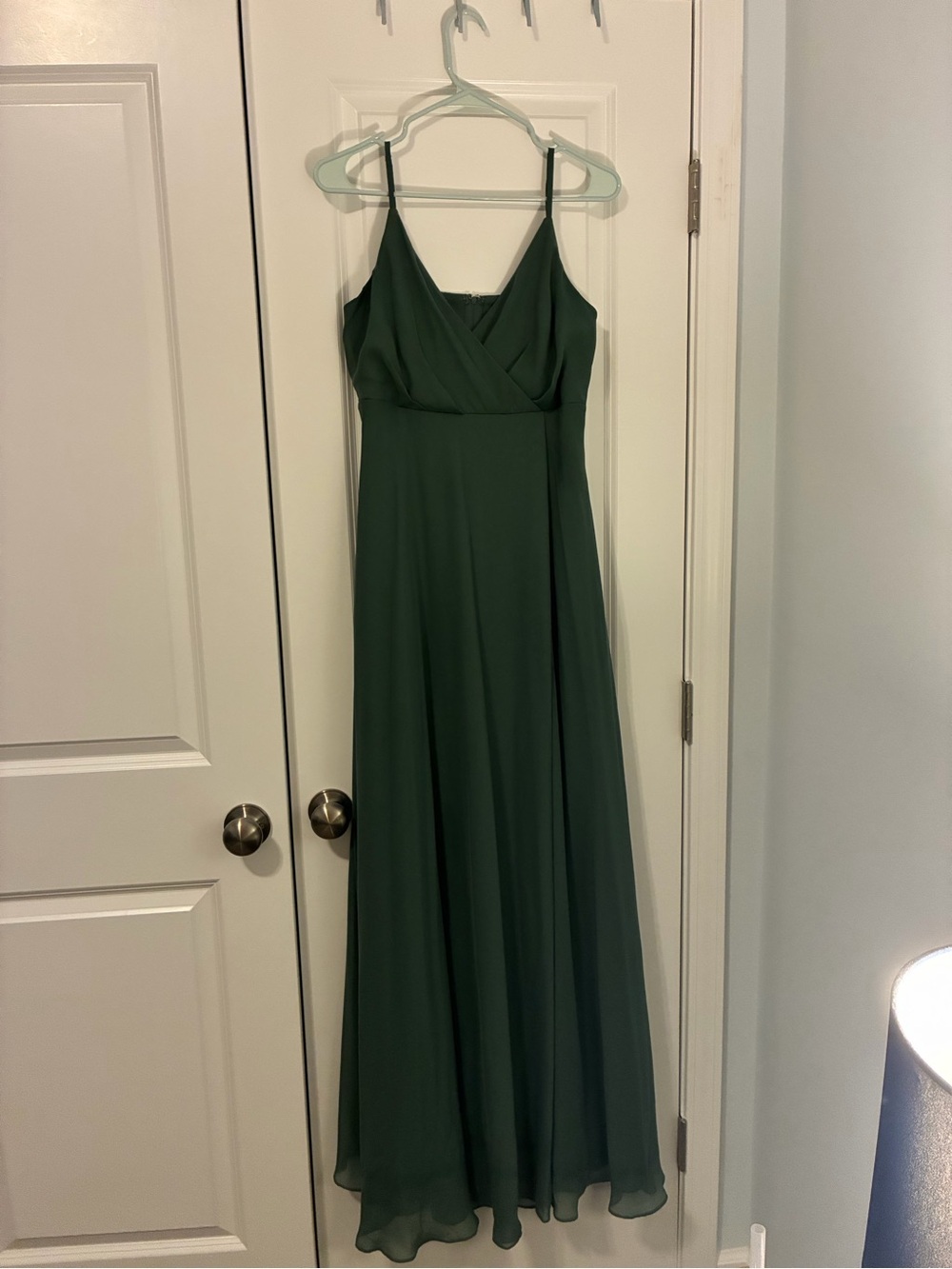 Birdy Grey Forest Green Spaghetti-Strap Maxi Dress